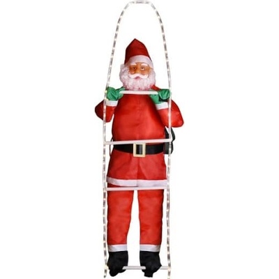 FurniGO Mikuláš na žebříku-120 LED diod