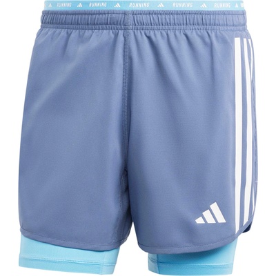 ADIDAS Къси панталони Own The Run 3-Stripes 2-in-1 Shorts