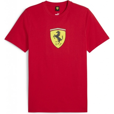 Puma Ferrari race Big Shield T Coloured rosso 62380502 červené