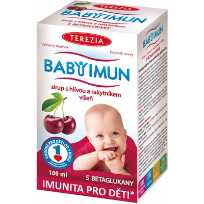Terezia Baby Imun sirup s hlivou a rakytníkom višna 100 ml
