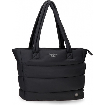 Pepe Jeans kabelka tote na notebook Aura čierna 7217541