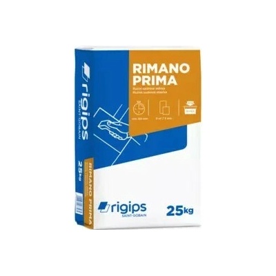 Rigips Rimano Prima 3-6mm 25kg - ručná sadrová stierka