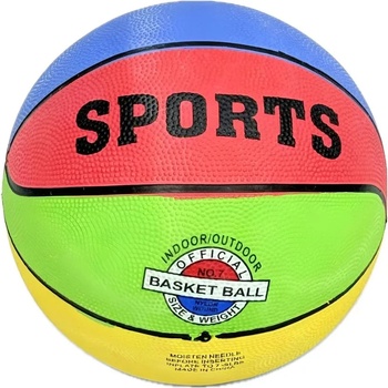 Баскетболна топка цветна №7 2267