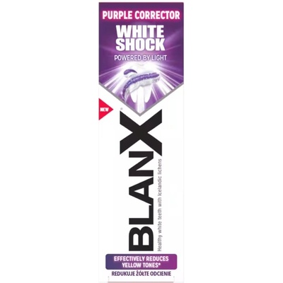Blanx Паста за зъби White Shock Purple Corrector, 75 ml