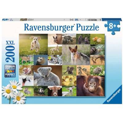 Ravensburger - Puzzle Collage of baby animals - 200 piese