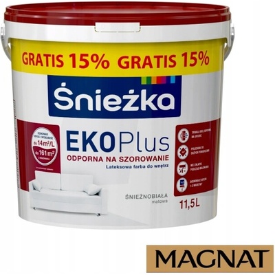 Śnieżka Latexová na zeď 11,5 l Sněhově bílá mat