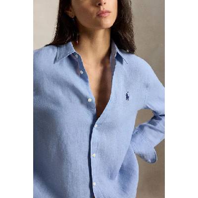 Ralph Lauren риза дамска от лен (211970730)