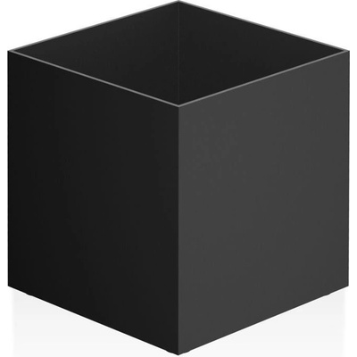 Decor Walther Koupelnová dóza Corner 8,5 cm černá matná