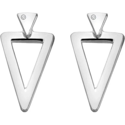 Hot Diamonds Dizajnové strieborné náušnice Paired DE885