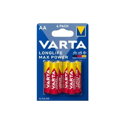VARTA Батерии алкални Longlife Max Power AA 6 броя