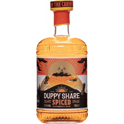 The Duppy Share Spiced 37,5% 0,7 l (čistá fľaša)