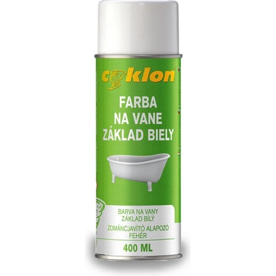 Cyklon Vrchní barva na vany keramická bílá sprej 400ml – Sleviste.cz