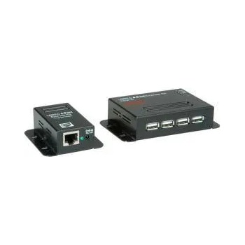 Roline Екстендър ROLINE 12.04. 1101 USB 2.0 , RJ-45, PoC, 4x USB, макс. 50.0 м, 12.04. 1101
