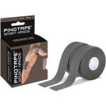 PINO PINOTAPE® Спортни ръкохватки, тъмносиви, 2, 5 см x 5 м, 2 бр