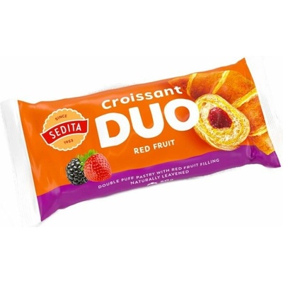 Sedita Croissant duo červené ovocie 50 g
