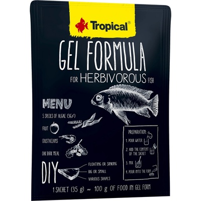 Tropical Gel Formula for Herbivorous Fish 35 g