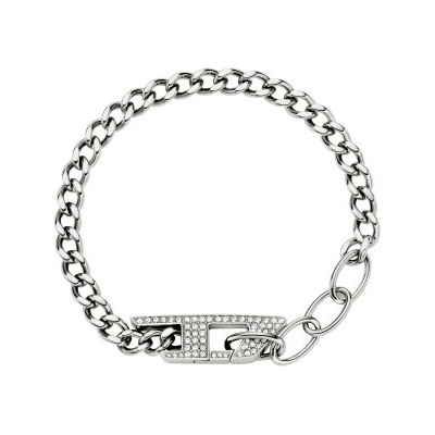 Diesel D Logo unisex náramek ocelový DX1627040