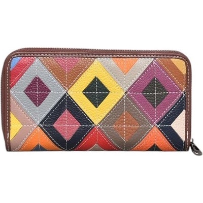 Многоцветно кожено портмоне - Lono