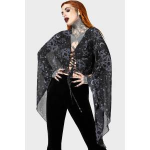 KILLSTAR дамска блуза KILLSTAR - Starwitch Blouse - Черен - KSRA007095