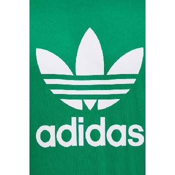 adidas Originals Памучна тениска adidas Originals Trefoil в зелено с принт IR8012 (IR8012)