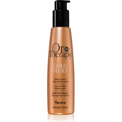 Fanola Oro Therapy Gold Fluid мляко за коса с 24 каратово злато 200ml