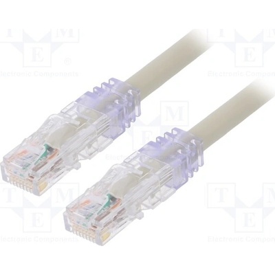 Panduit UTP6AX2MGY Patch U/UTP Kat: 6a RJ45 vidlice z obou stran drát Cu 2m