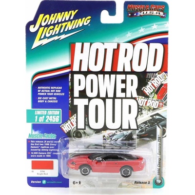 Johnny Lightning Chevrolet Camaro Z28 1996 červená 1:64