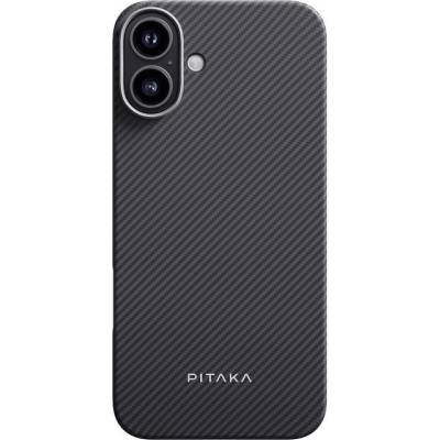 PITAKA Гръб Pitaka MagEZ Case 5 за iPhone 16 - Black/Grey Twil (8594184314951)