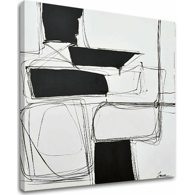 Obraz na plátne ABSTRAKT - 50x50 cm