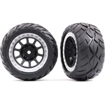 Traxxas колело 2.2", сив/хромиран диск, гума Anaconda (2) (заден)