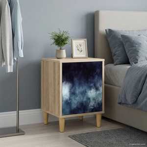 vidaXL Нощен шкаф RAALTE Дъб сонома 36 x 33 x 50 см (8007195)