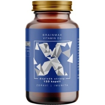 BrainMax Vitamin D3 5000 IU 120 rostlinných kapsúl