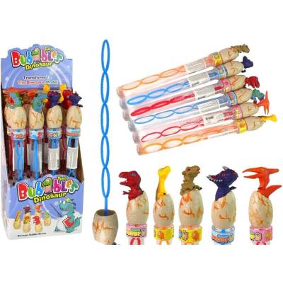 Bublifuk s motivem dinosaurů 34 cm různé barvy