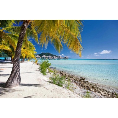 Dimex MS-5-3243 Vliesová fototapeta Pláž na Bora Bora rozměry 375 x 250 cm