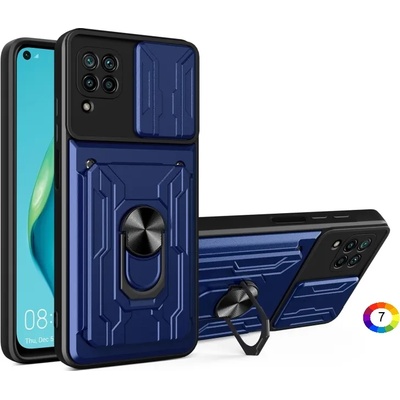 Huawei P40 Lite Удароустойчив Ring Holder Калъф и Протектор