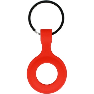  Силиконов ключодържател за Apple AirTag - Tel Silicone Keyring (червен)