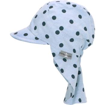 Image 1 of Sterntaler Шапка с платка на врата и UV 50+ защита Sterntaler - На точки, 49 cm, 12-18 м, синя (1422322-325)