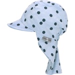 Sterntaler Шапка с платка на врата и UV 50+ защита Sterntaler - На точки, 49 cm, 12-18 м, синя (1422322-325) - ozone