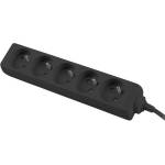 Lanberg power strip 1m, 5 sockets, for UPS system (PS0-05E-0100-IEC-BK)