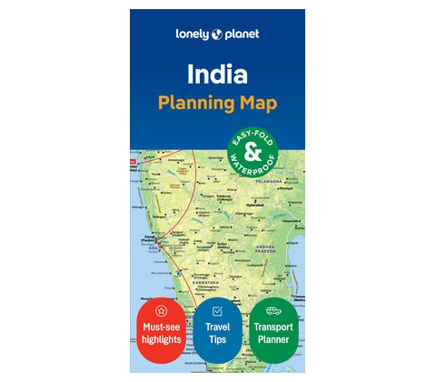 mapa India Lonely Planet