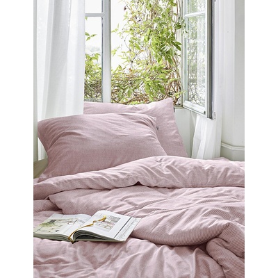 Irisette luxusný jemný krep EASY 8514-60 ružové pruhy 140x200 70x90