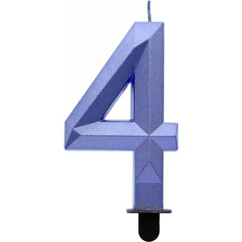 Image 1 of Godan Диамантена метална свещ - синя 4