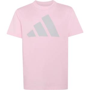 Adidas Детска тениска adidas Kid's Essentials Big Logo T-Shirt - Clear Pink / LGH Solid Grey - размер 128 (EU) (704-6483-0111)