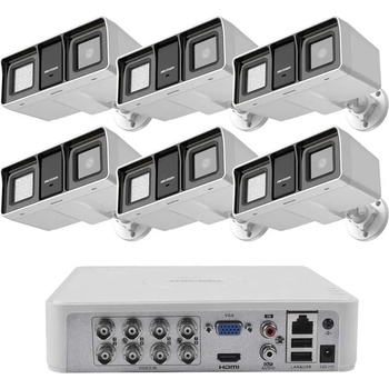 HIKVISION Професионален Комплект ZK61060W 6 Камери Hikvision 2MP Dual-Light Аудио 60m (ZK61060W)