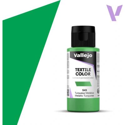 Vallejo Textil Color Metal 549 60 ml Turquoise Metal