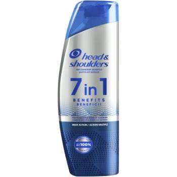 Head & Shoulders 7 in 1 Benefits Multi Action Shampoo - Мултиактивен шампоан за мъже против пърхот 270мл