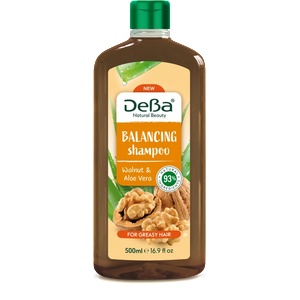 Дева Шампоан с орех и алое DeBa Natural Beauty, 500мл (д-120061)