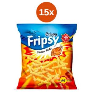 Fripsy Хрупкави пилешки пръчици Fripsy 15x50 г