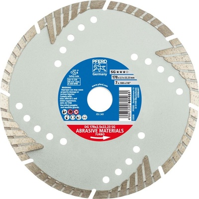 Pferd diamantový rezný kotúč 178 x 22.23 mm 68000023