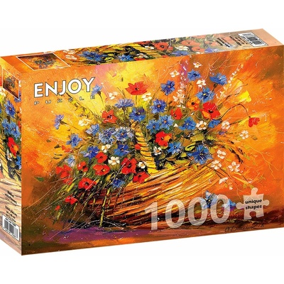 ENJOY Kôš s kvetinami 1000 dielov